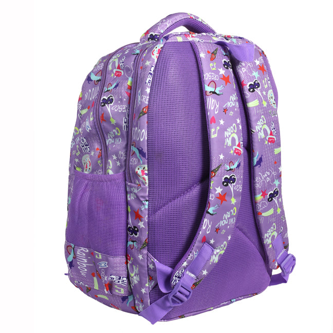 Graffiti-Print Backpack
