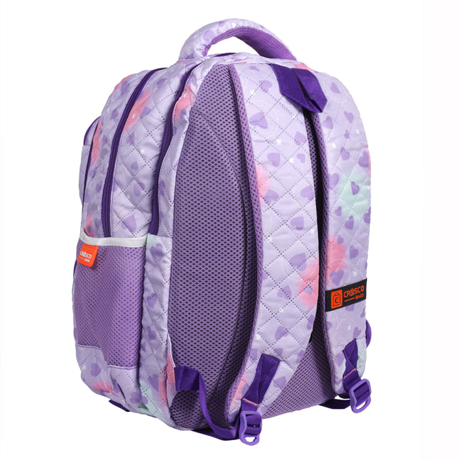 Quilted Heart Pattern Backpack