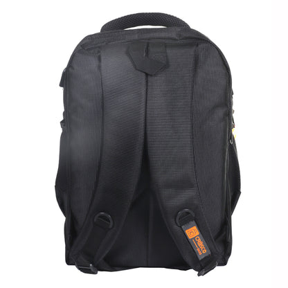 Cresco Black Laptop Backpack – Professional & Durable