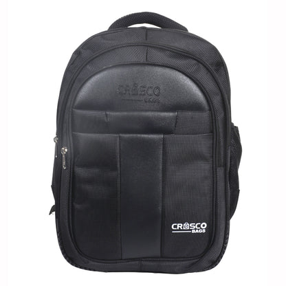 Cresco Black Laptop Backpack – Professional & Durable
